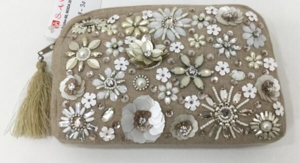 Golden Flower Handbag