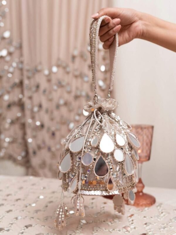 Golden Mirrored Handbag