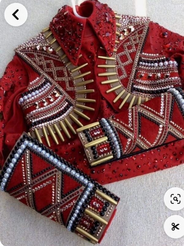 Red Beaded Jacket
