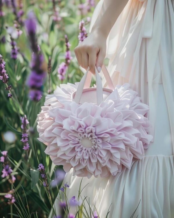Pink Flower Handbag