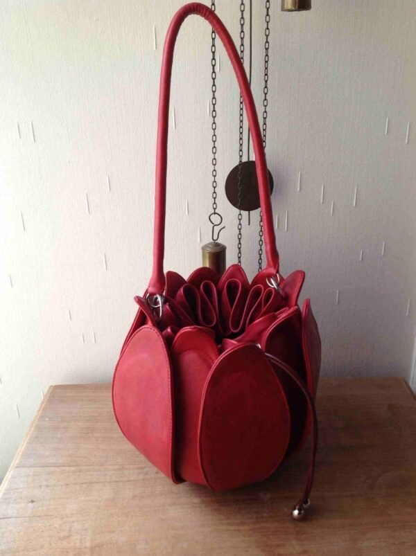 Red Lotus Style Sling Bag
