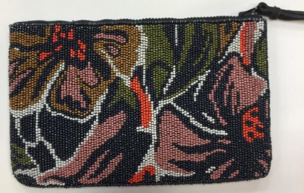 Multicolored Beaded Handbag